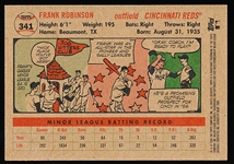 2006 Topps National Sports Collectors Convention VIP Card- #341 Frank Robinson, Reds- ’56 Style Card
