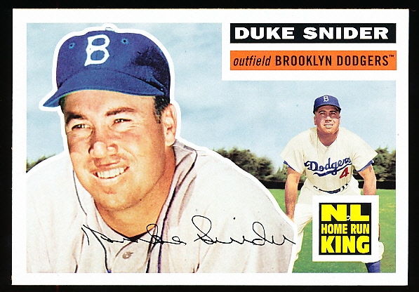2006 Topps National Sports Collectors Convention VIP Card- #342 Duke Snider, Brooklyn Dodgers- ’56 Style Card