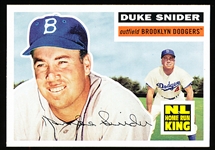 2006 Topps National Sports Collectors Convention VIP Card- #342 Duke Snider, Brooklyn Dodgers- ’56 Style Card