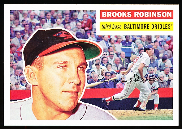 2006 Topps National Sports Collectors Convention VIP Card- #343 Brooks Robinson, Orioles- ’56 Style Card