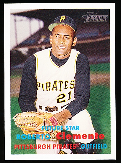 2007 Topps Heritage National Convention Retro Bb- #409 Roberto Clemente, Pirates
