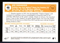 2007 Topps National Convention Promos- Cards That Never Were- Joe DiMaggio, Yankees ’52 Topps #408
