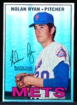 2007 Topps National Convention Promos- Cards That Never Were- Nolan Ryan, Mets ’67 Topps #610