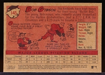 2008 Topps National Convention Retro Bb- #145 Bob Gibson, Cardinals