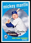 2009 Topps Heritage Bb National Convention Bb- #573 Mickey Mantle- Right-Hand Hitting Version!