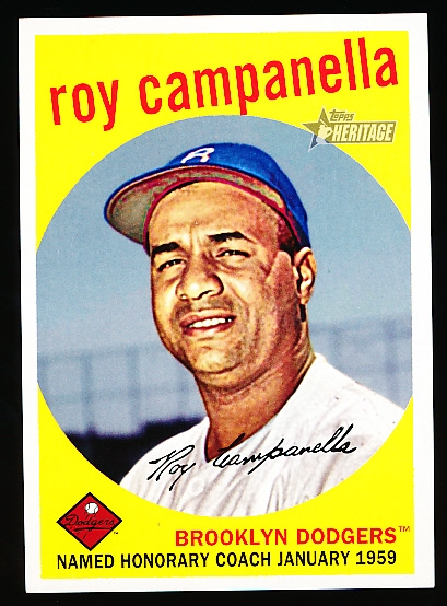 2009 Topps Heritage Bb National Convention Bb- #574 Roy Campanella, Brooklyn Dodgers