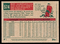 2009 Topps Heritage Bb National Convention Bb- #574 Roy Campanella, Brooklyn Dodgers