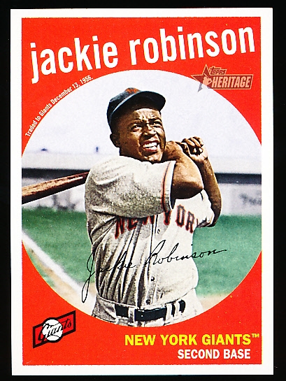 2009 Topps Heritage Bb National Convention Bb- #575 Jackie Robinson, N.Y. Giants