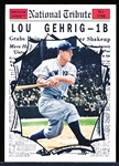 2011 Topps National Convention Retro Bb- #590 Lou Gehrig, Yankees