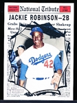 2011 Topps National Convention Retro Bb- #592 Jackie Robinson, Brooklyn Dodgers