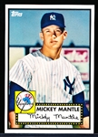 2012 Topps National Collector’s Convention (Baltimore) VIP Promo- #408 Mickey Mantle, Yankees- (1952 Topps Style)