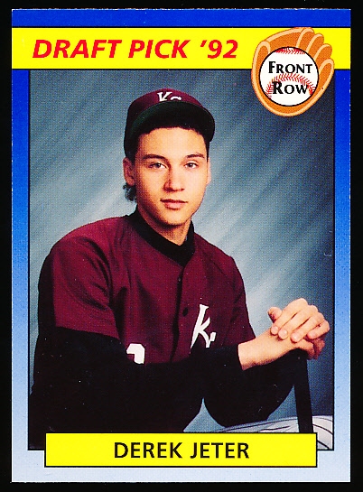 1992 Front Row Draft Bb- #55 Derek Jeter, Kalamazoo