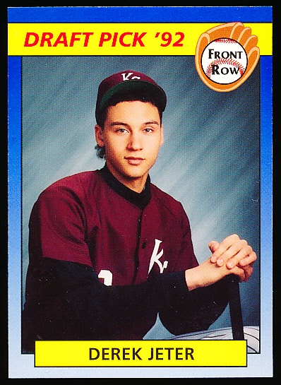 1992 Front Row Draft Bb- #55 Derek Jeter, Kalamazoo