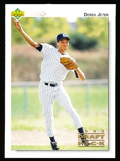 1992 Upper Deck Minor Bb- #5 Derek Jeter, Ft. Lauderdale Yankees