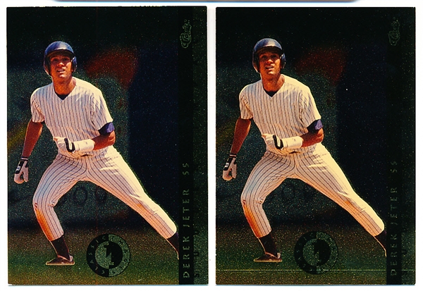 1993 Classic Images- “Sudden Impact” Insert- #SI3 Derek Jeter- 2 Cards