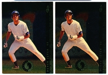1993 Classic Images- “Sudden Impact” Insert- #SI3 Derek Jeter- 2 Cards
