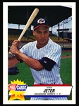 1993 Fleer ProCards Minor League Team Set Card #893 Derek Jeter, Greensboro Hornets