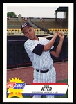 1993 Fleer ProCards Minor League Southern League All-Stars Team Set Card- #SAL-21 Derek Jeter, Greensboro Hornets