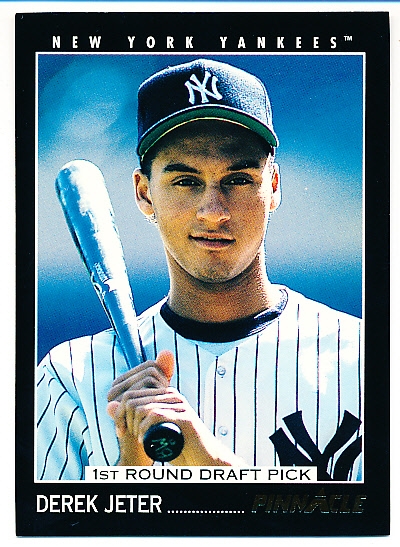 1993 Pinnacle Bb- #457 Derek Jeter RC, Yankees