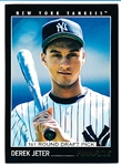 1993 Pinnacle Bb- #457 Derek Jeter RC, Yankees