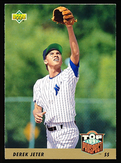 1993 Upper Deck Bb- #449 Derek Jeter RC, Yankees
