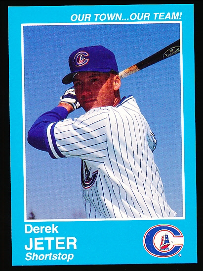 1995 Columbus Clippers Police- Derek Jeter