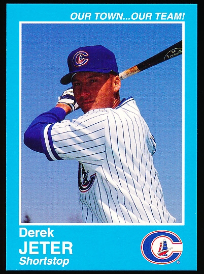 1995 Columbus Clippers Police- Derek Jeter