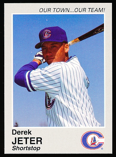 1995 Columbus Clippers Team Issued- Derek Jeter