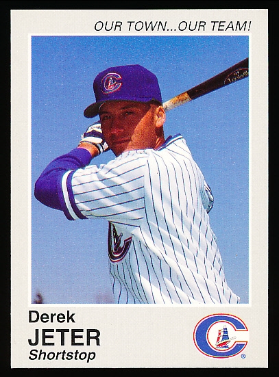 1995 Columbus Clippers Team Issued- Derek Jeter