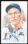 Autographed 1980 Perez-Steele Bsbl. HOF Postcards #71 Bill Dickey, Yankees