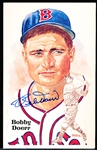 Autographed 1987 Perez-Steele Bsbl. HOF Postcards #194 Bobby Doerr, Red Sox