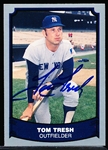 Autographed 1988 Pacific Baseball Legends #25 Tom Tresh, Yankees