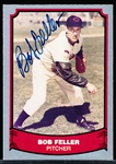 Autographed 1988 Pacific Baseball Legends #101 Bob Feller, Indians