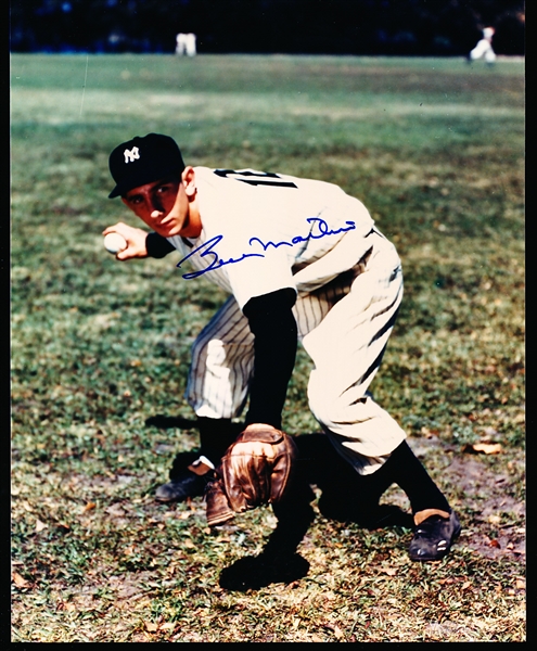 Autographed Billy Martin New York Yankees MLB Color 8” x 10” Photo