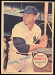 1967 Topps Bsbl. “Pin-Up Posters” #6 Mickey Mantle, Yankees