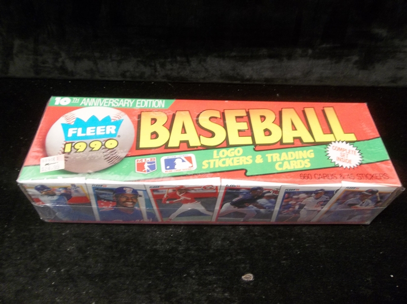 1990 Fleer Bsbl.- 1 Factory Retail Sealed Set of 660 Cards