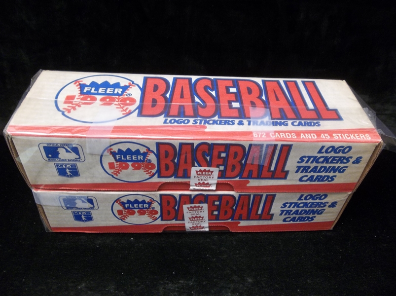 1990 Fleer Bsbl.- Hobby Factory Sealed Sets of 660 Cards- 2 Sets