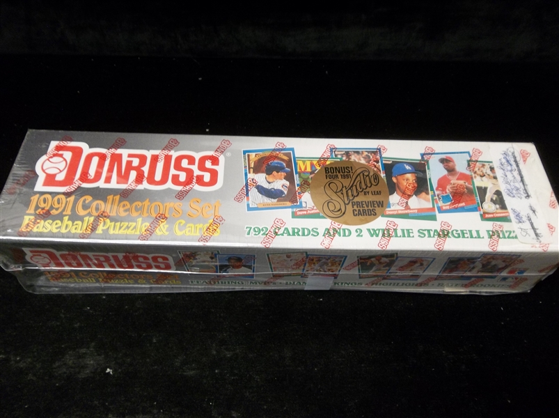 1991 Donruss Bsbl.- 1 Unopened Factory Sealed Box of 796 Cards
