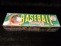 1991 Fleer Bsbl.- 1 Green Box Factory Sealed Set of 732 Cards