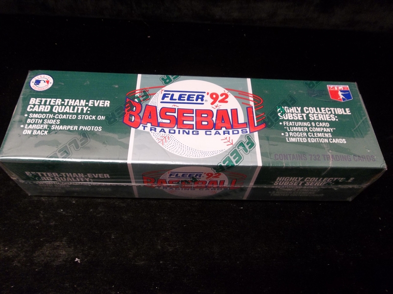 1992 Fleer Bsbl.- 1 Factory Sealed Set of 732 Cards