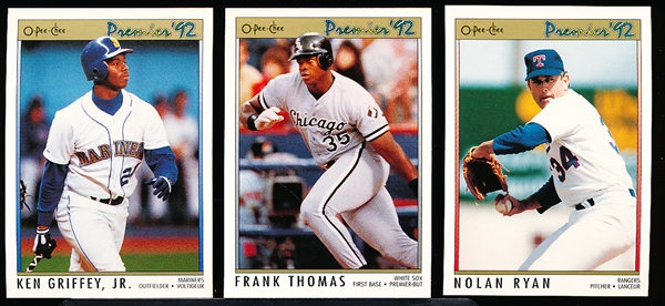 1992 O-Pee-Chee Premier Bsbl.- 1 Complete Set of 198 Cards