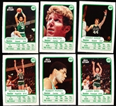 1985-86 JMS Boston Celtics NBA- 1 Complete Team Set of 9 Cards (#10-18)