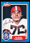 Autographed 1988 Swell Ftbl. HOF #46 Lou Groza, Browns