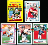 1989 Topps UK “American Football”- 1 Complete Set of 33 Cards in Original Factory Box