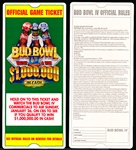1992 Bud Bowl IV Official Game Contest Tickets- 30 Tickets