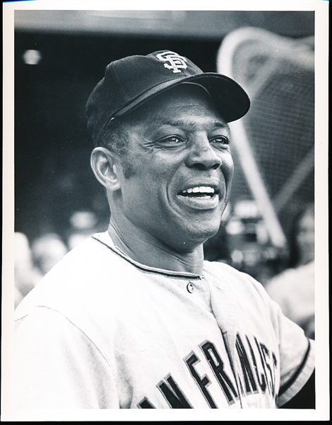 July 16, 1971 Willie Mays San Francisco Giants MLB B/W 7” x 9” Photo