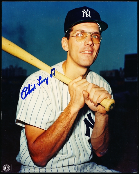 Auto’d and Inscribed Phil Linz New York Yankees MLB Color 8” x 10” Photo