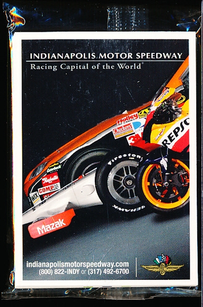 2008 Indianapolis Motor Speedway Racing- 1 Complete Factory Sealed Set of 9 Cards