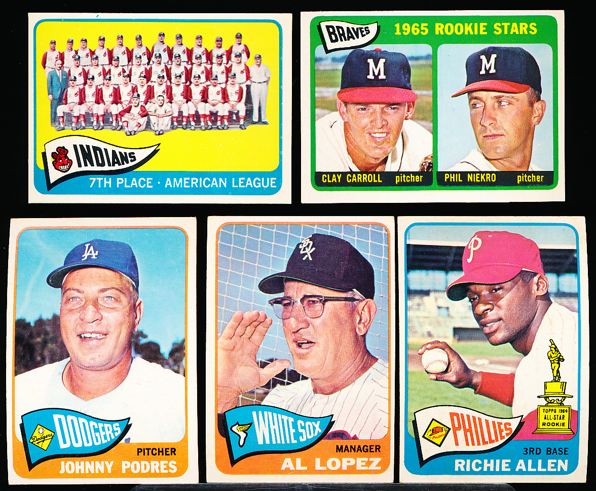 Lot Detail 1965 Topps Bb 5 Diff