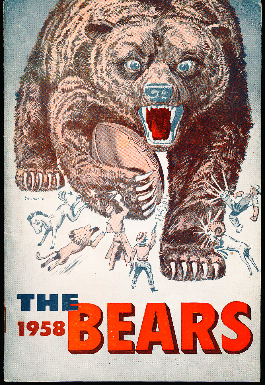 Lot Detail - 1958 Chicago Bears Football Media Guide